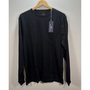 NWT Sz M Vineyard Vines Blank LS Pocket Tee Black Heather Style 6V0019-001 Pair
